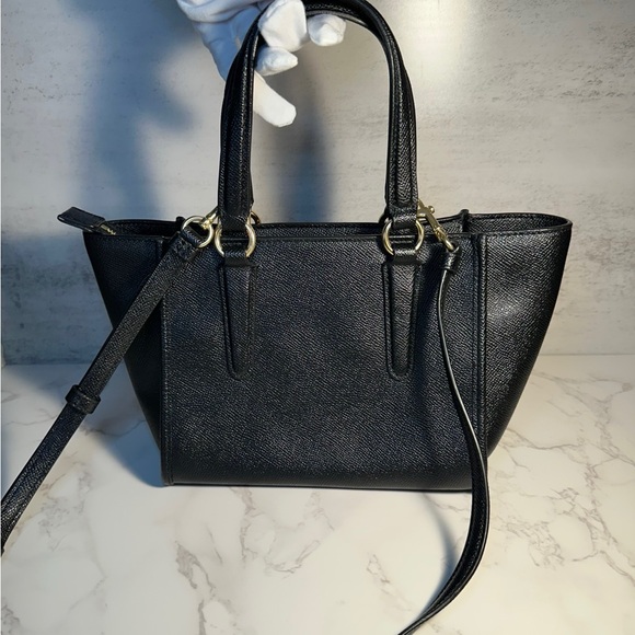 Coach Black Leather Satchel - Picture 2 of 8